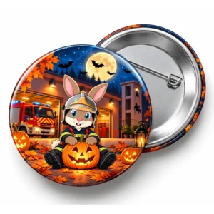 Lot de badges Halloween pour les amicales Pompiers