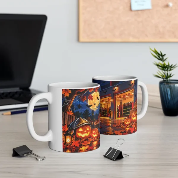 Mug Halloween pompiers