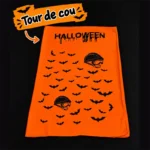 tour de cou Halloween pompiers - Halloween chez les pompiers avec Pompelo