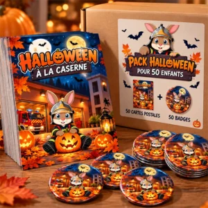 Lot de goodies Halloween pour les amicales Pompiers